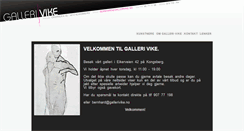 Desktop Screenshot of gallerivike.no